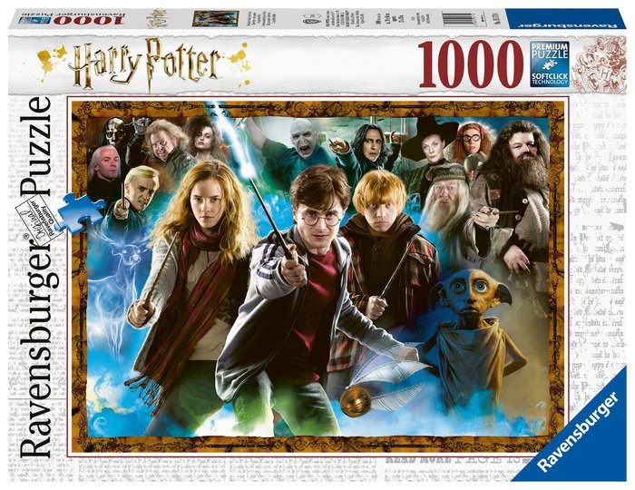 PUZZLE HARRY POTTER 1000 P 70X50CM | RAVENSBURGER PUZZLES | 1 UNIDAD | 4005555004639 Imagen principal del producto