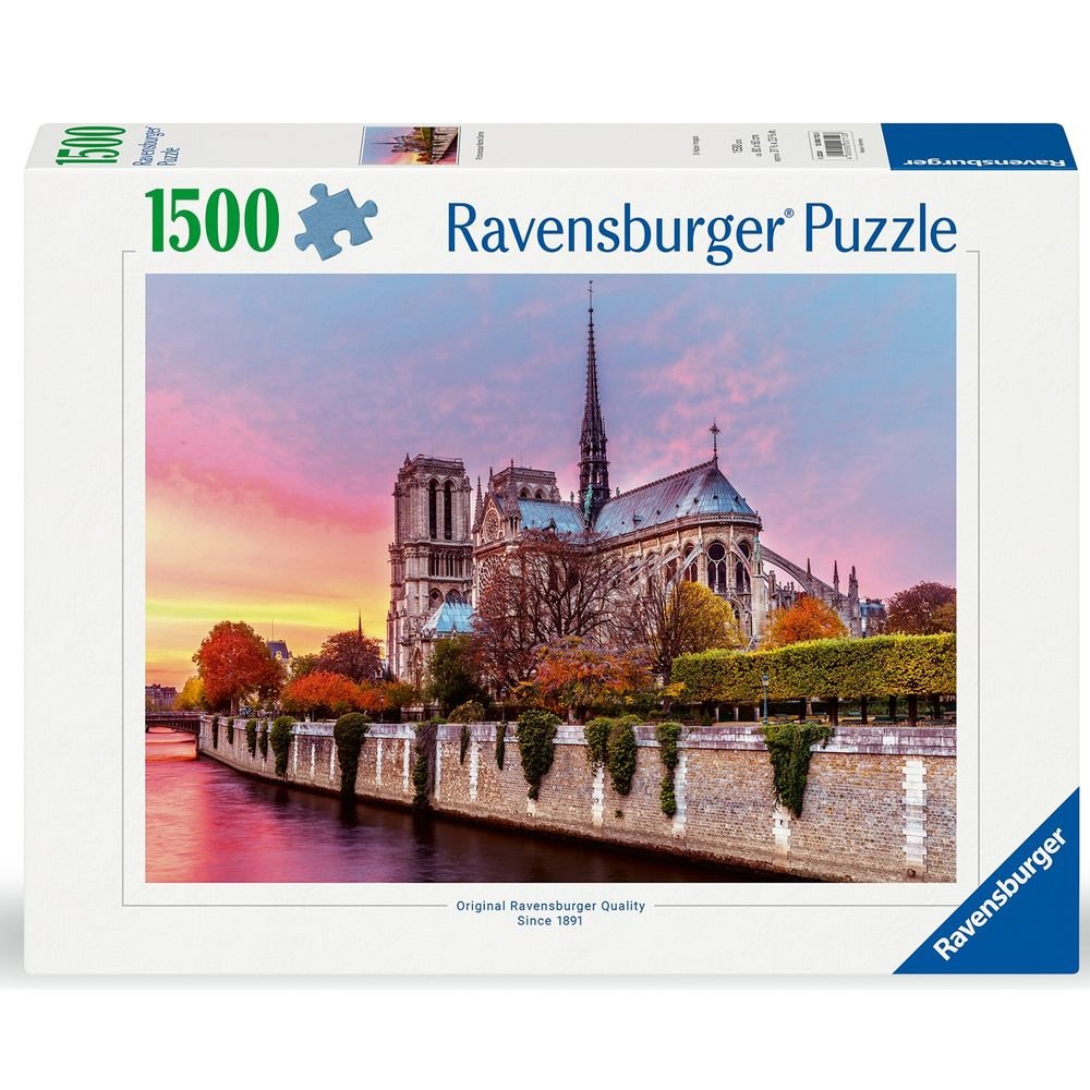 Puzzle Notre Dame al Atardecer 1500 piezas Ravensburger Imagen principal del producto