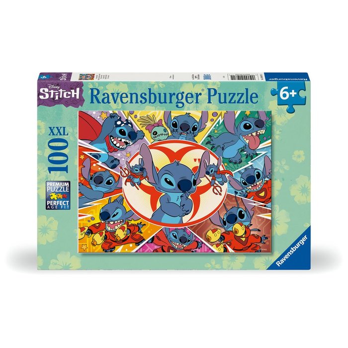 PUZZLE 100 PIEZAS XXL DISNEY STITCH | RAVENSBURGER PUZZLES | 1 UNIDAD | 4005555010715 Imagen principal del producto