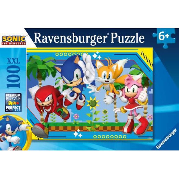 PUZZLE 100 PIEZAS XXL SONIC | RAVENSBURGER PUZZLES | 1 UNIDAD | 4005555011347 Imagen principal del producto