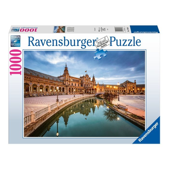 PUZZLE 1000 PIEZAS PLAZA DE ESPAÑA SEVILLA | RAVENSBURGER PUZZLES | 1 UNIDAD | 4005555012368 Imagen principal del producto
