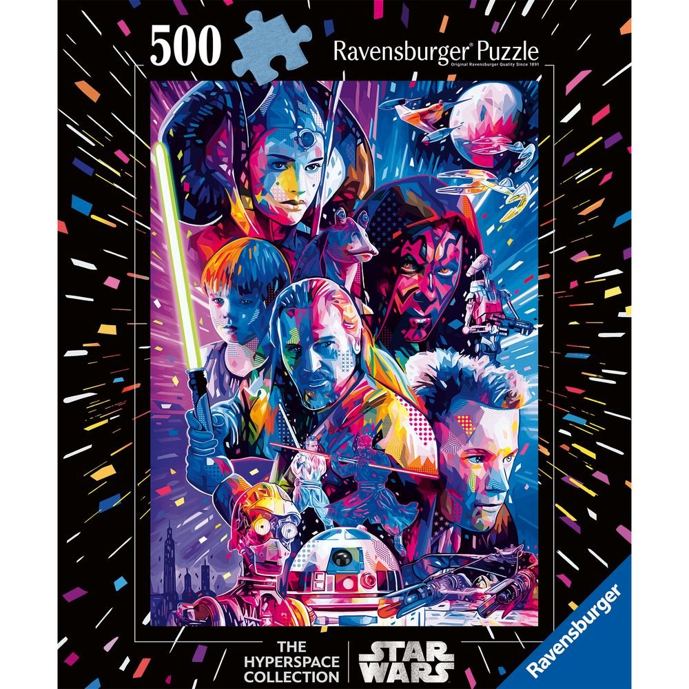 Puzzle 500 Piezas Star Wars Hiperespacio Amenaza Fantasma Ravensburger Imagen principal del producto