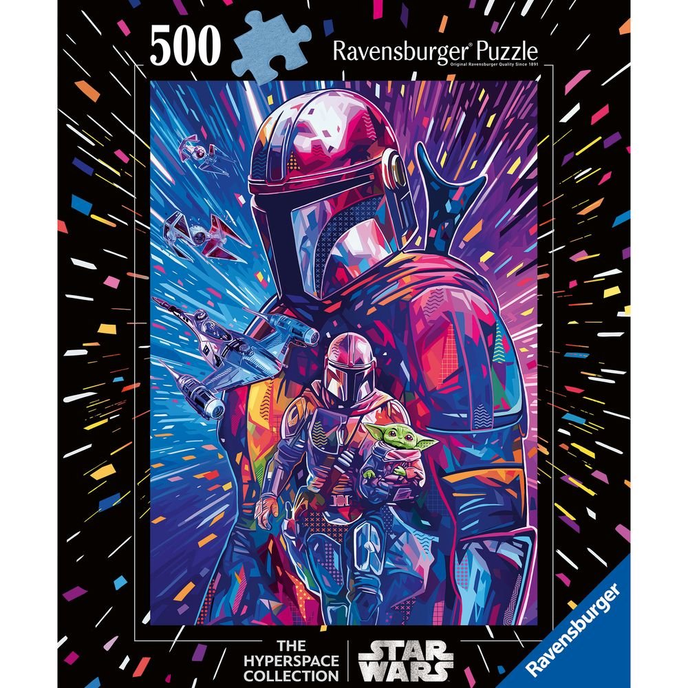 Puzzle 500 Piezas Star Wars Hiperespacio Mandalorian Large Ravensburger Imagen principal del producto