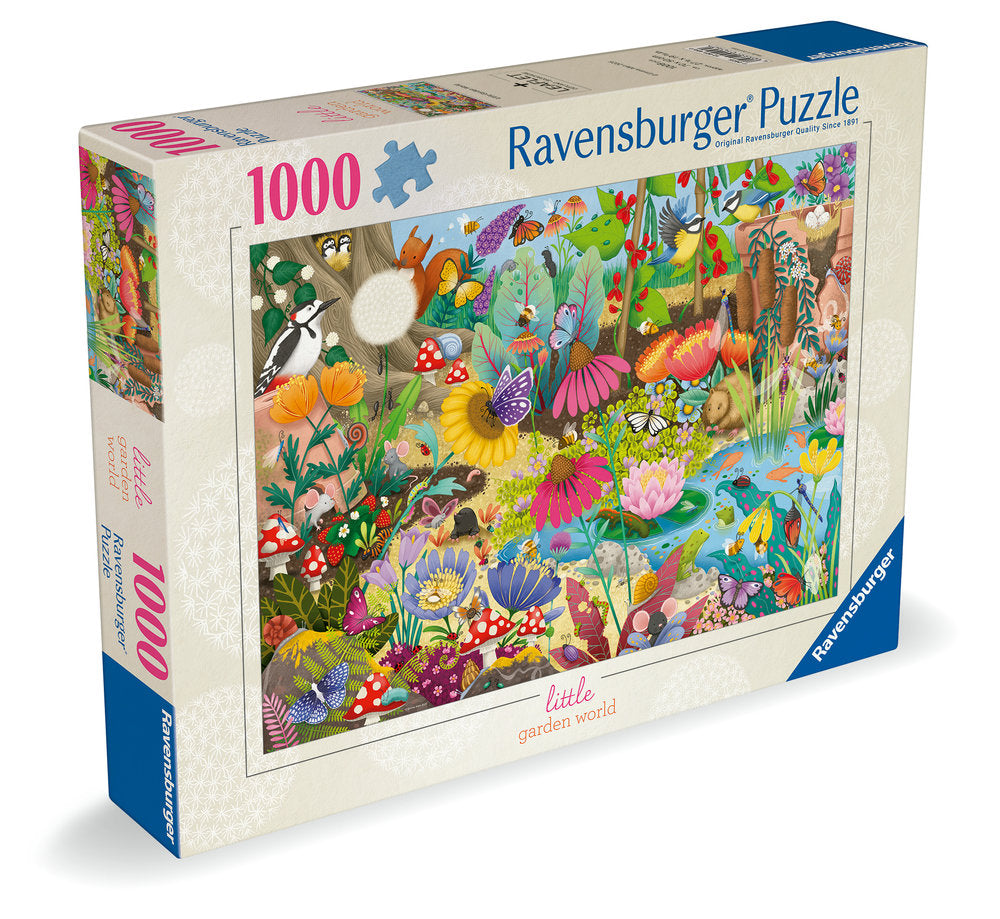 PUZZLE 1000 PIEZAS ILUSTRADOS LITTLE GARDEN WORLD? | RAVENSBURGER PUZZLES | 1 UNIDAD | 4005555014560 Imagen principal del producto