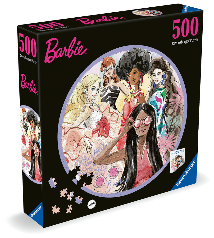 Puzzle 500 Piezas Round Barbie Ravensburger Imagen principal del producto
