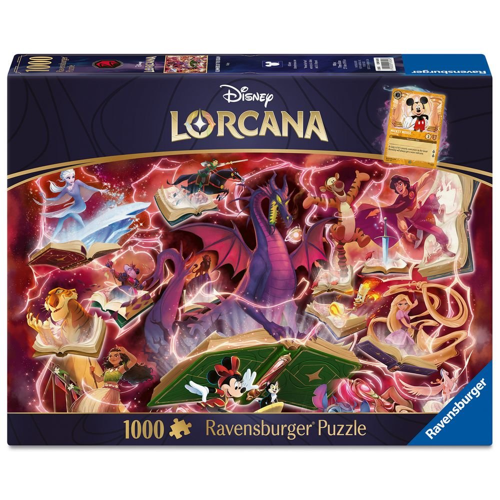 PUZZLE 1000 PIEZAS - LORCANA LORCANA PUZZLE: RUBI | RAVENSBURGER PUZZLES | 1 UNIDAD | 4005555016243