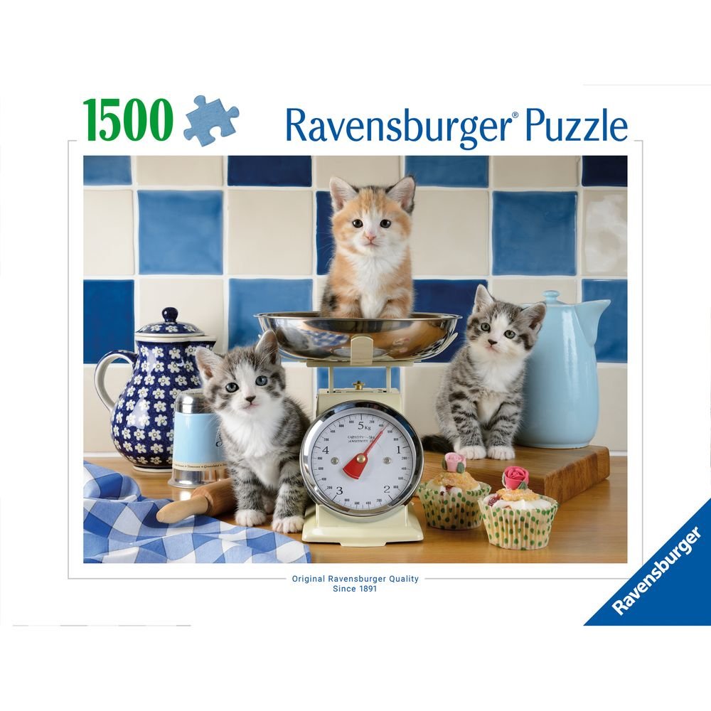 Puzzle 1500 Piezas Gatitos en la Cocina Ravensburger Puzzle Imagen principal del producto