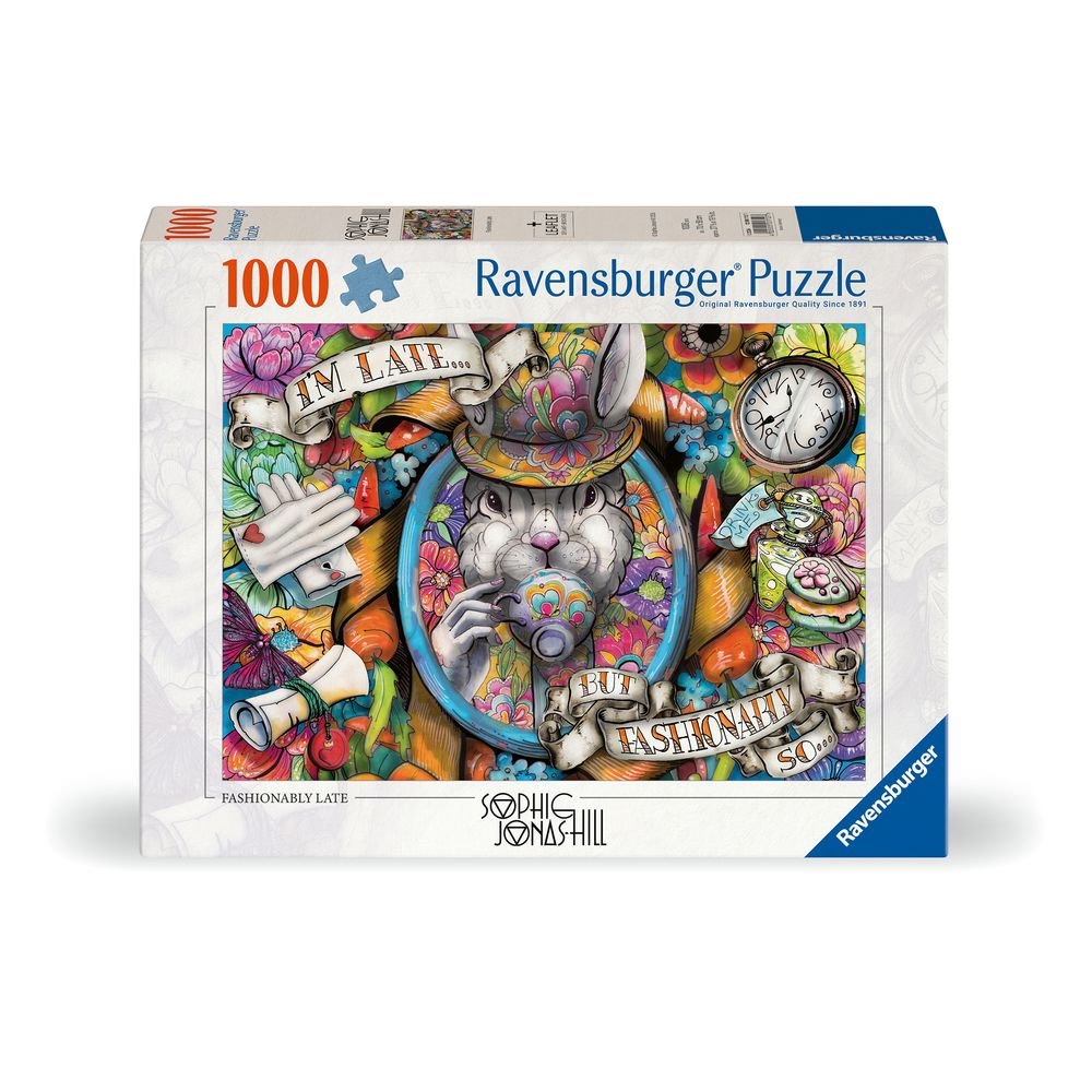 Puzzle 1000 Piezas Ítarde Pero con Estilo Ravensburger Imagen principal del producto