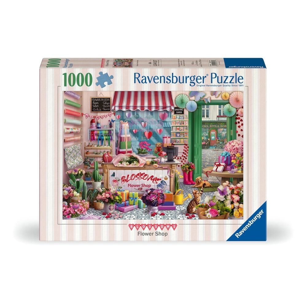 Puzzle 1000 Piezas Boutique Floral Ravensburger Imagen principal del producto