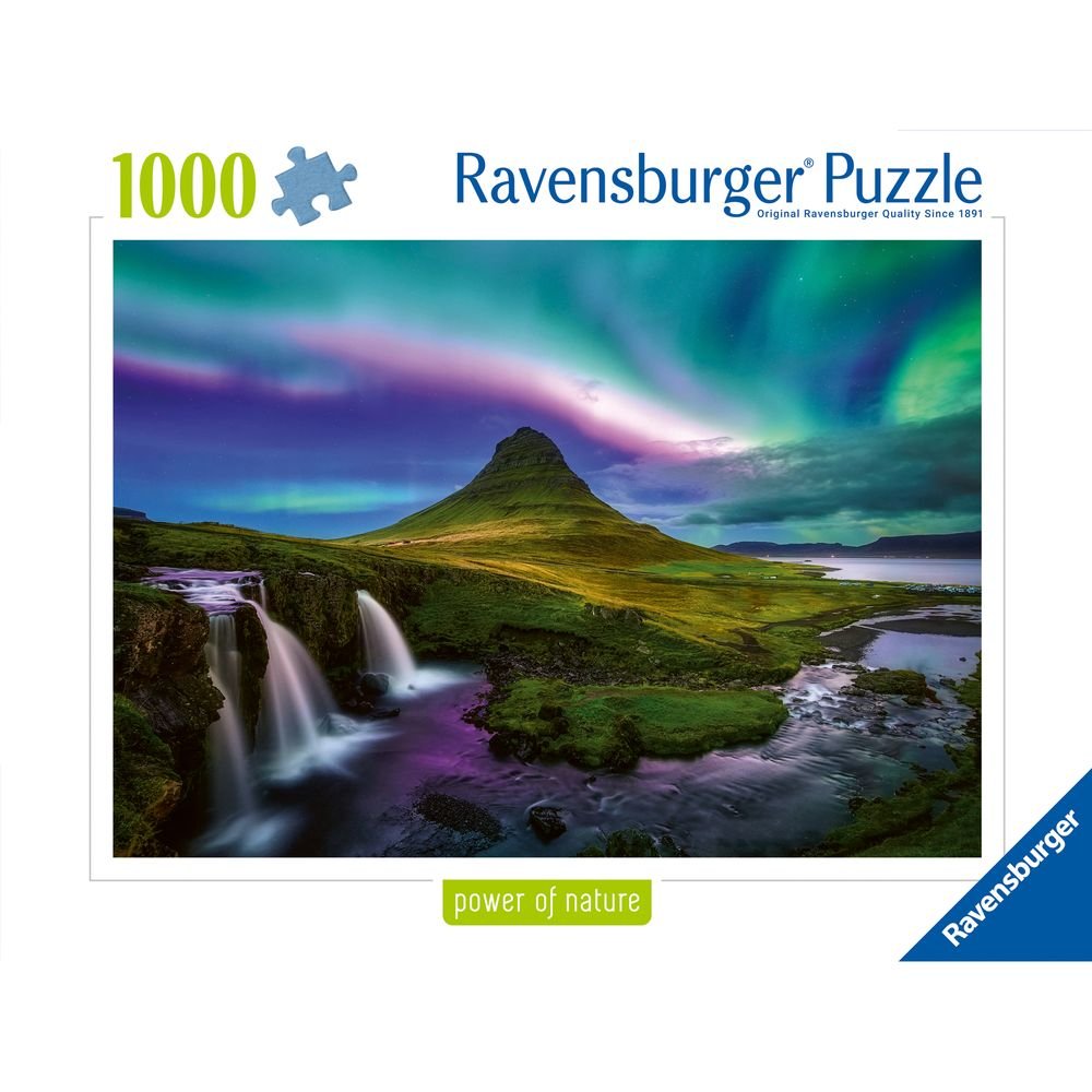 Puzzle 1000 Piezas Aurora Sobre Kirkjufell Ravensburger Imagen principal del producto