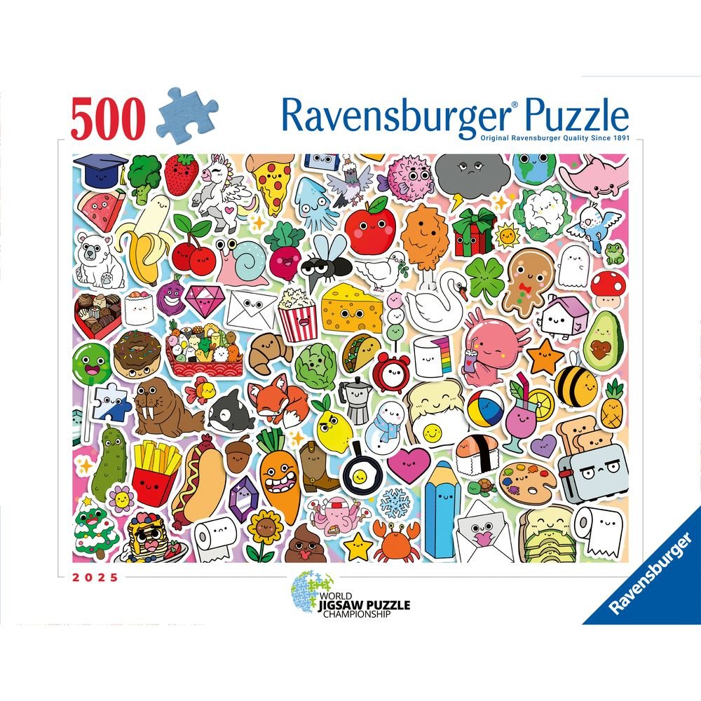 Puzzle 500 Piezas Caos Kawaii Ravensburger | Juguete Rompecabezas Imagen principal del producto