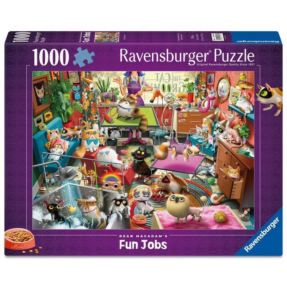 Puzzle 1000 Piezas Spa Felina Ravensburger Imagen principal del producto