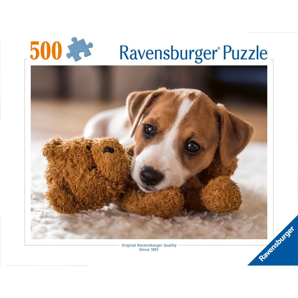 Puzzle 500 Piezas Puppies Collection Perrito y Osito Ravensburger Imagen principal del producto