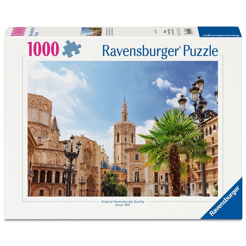 Puzzle Plaza de la Virgen Valencia 1000 piezas Ravensburger Imagen principal del producto