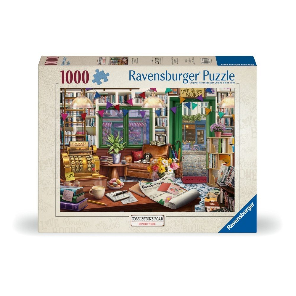Puzzle La Librería de los Amantes de los Libros Ravensburger 1000 piezas Imagen principal del producto