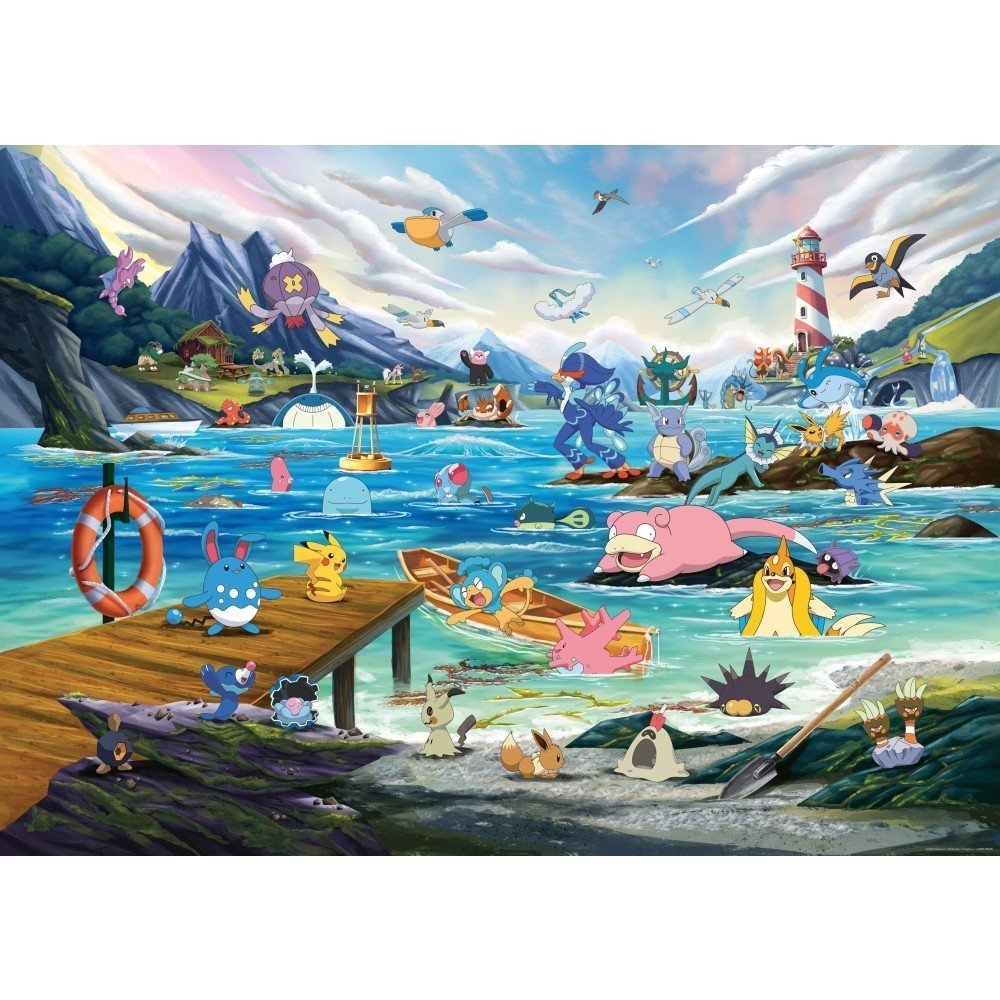 Puzzle Ravensburger Pokémon Breakout Vaporeon 1000 piezas