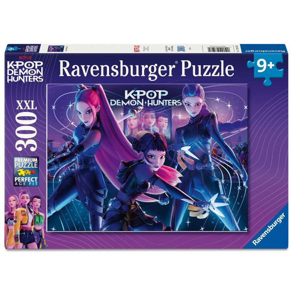 Puzzle K-pop Demon Hunters Rumi Mira & Zoey XXL 300 piezas Ravensburger Imagen principal del producto