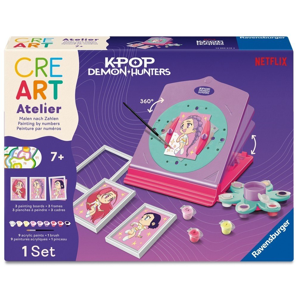 CreArt Pintar por Números Ravensburger Atelier K-pop