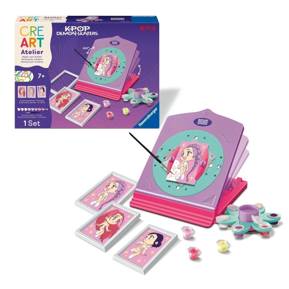 CreArt Pintar por Números Ravensburger Atelier K-pop