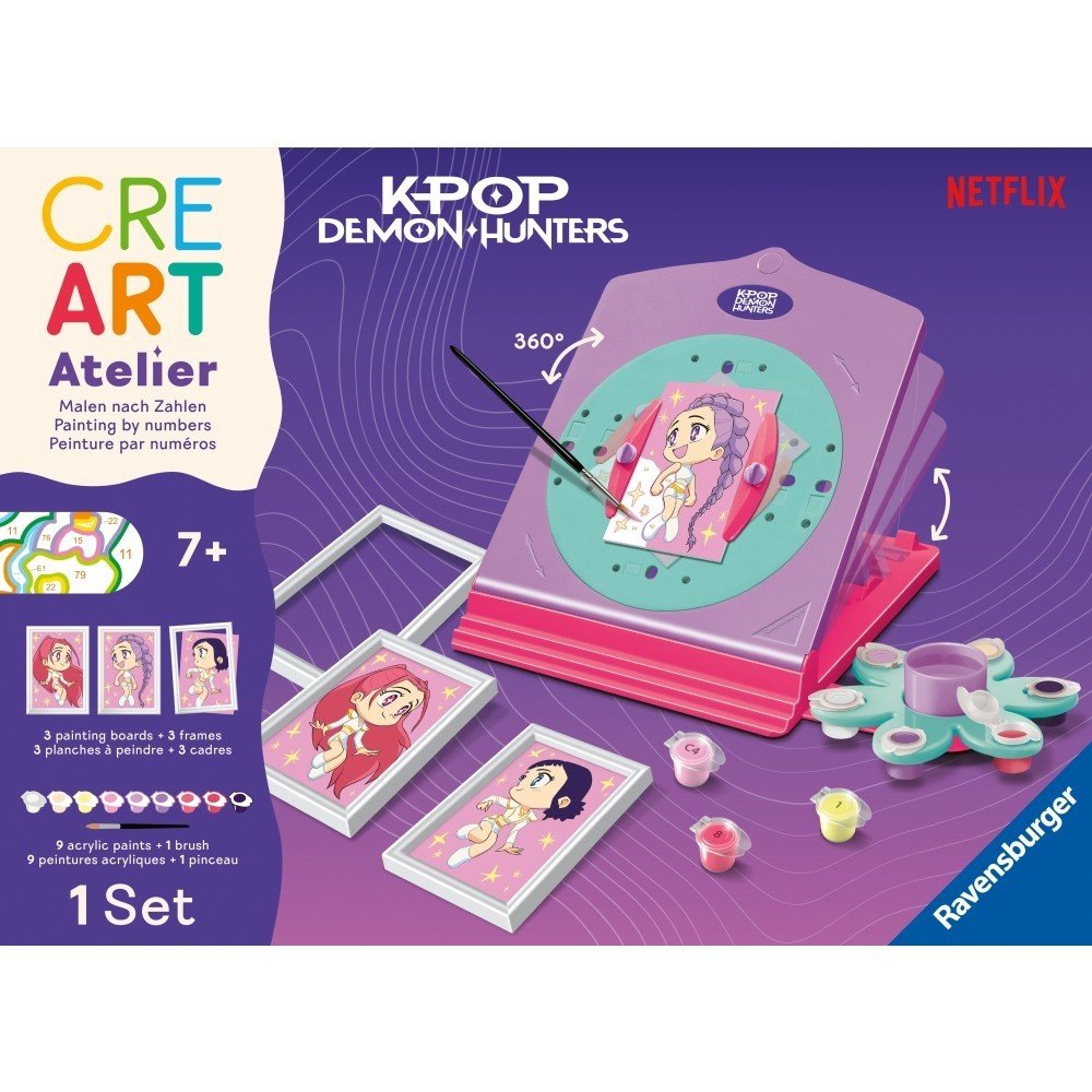 CreArt Pintar por Números Ravensburger Atelier K-pop
