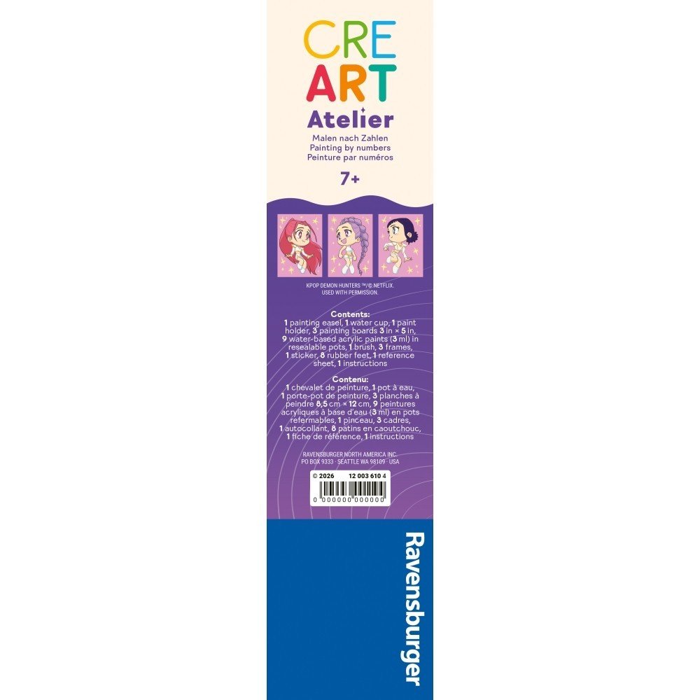 CreArt Pintar por Números Ravensburger Atelier K-pop