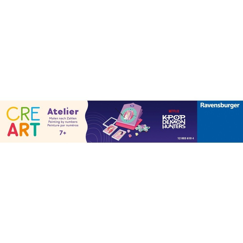 CreArt Pintar por Números Ravensburger Atelier K-pop