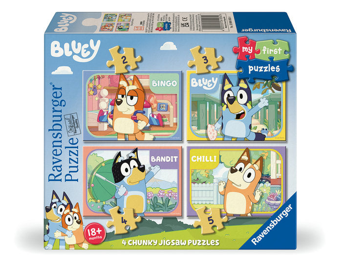 Puzzle 4 en 1 My First 2-3-4-5 piezas Bluey Ravensburger