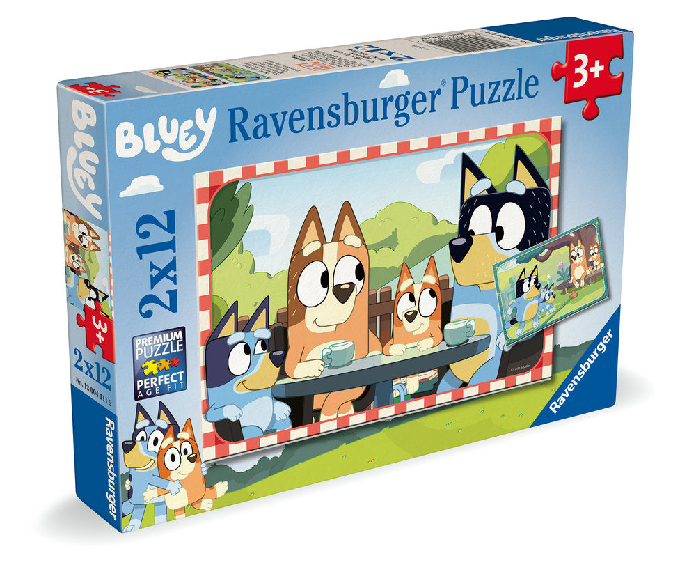PUZZLE 2X12 PIEZAS BLUEY | RAVENSBURGER PUZZLES | 1 UNIDAD | 4005555041115 Imagen principal del producto