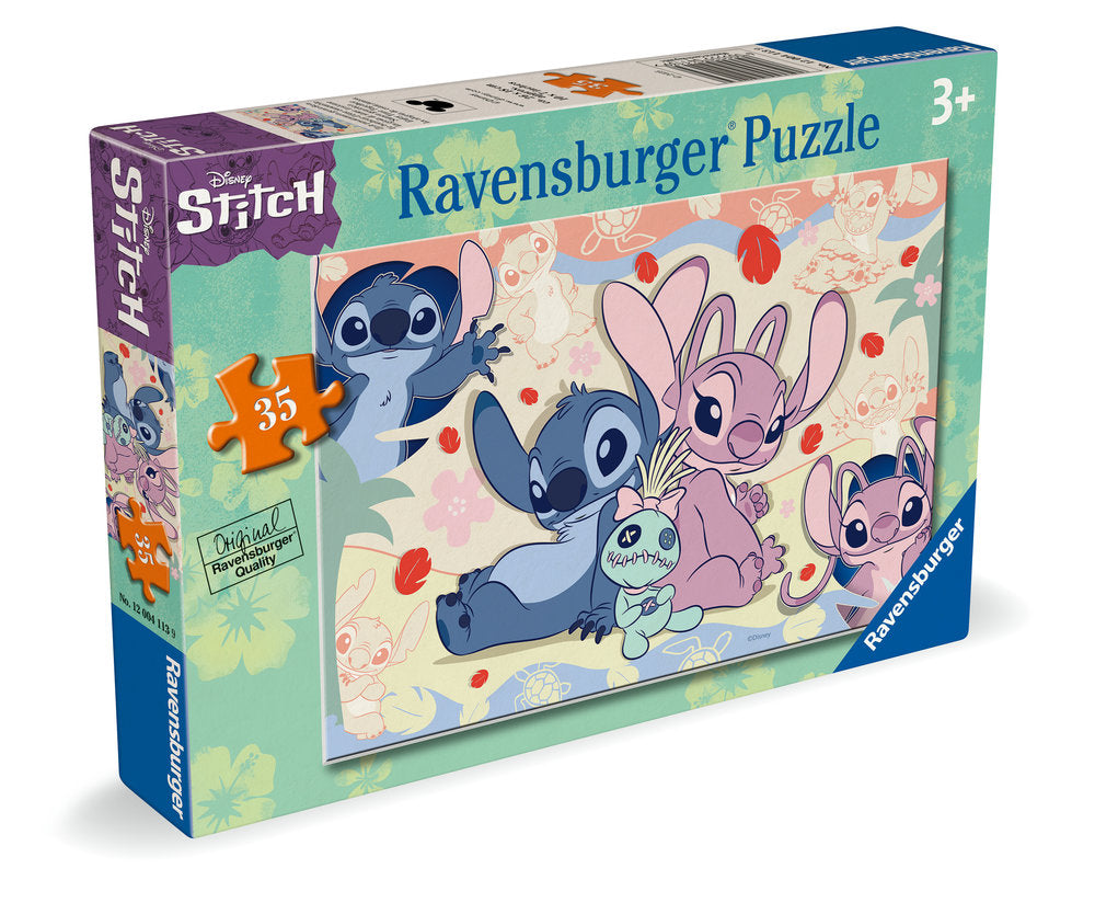 PUZZLE 35 PIEZAS DISNEY STITCH | RAVENSBURGER PUZZLES | 1 UNIDAD | 4005555041139 Imagen principal del producto