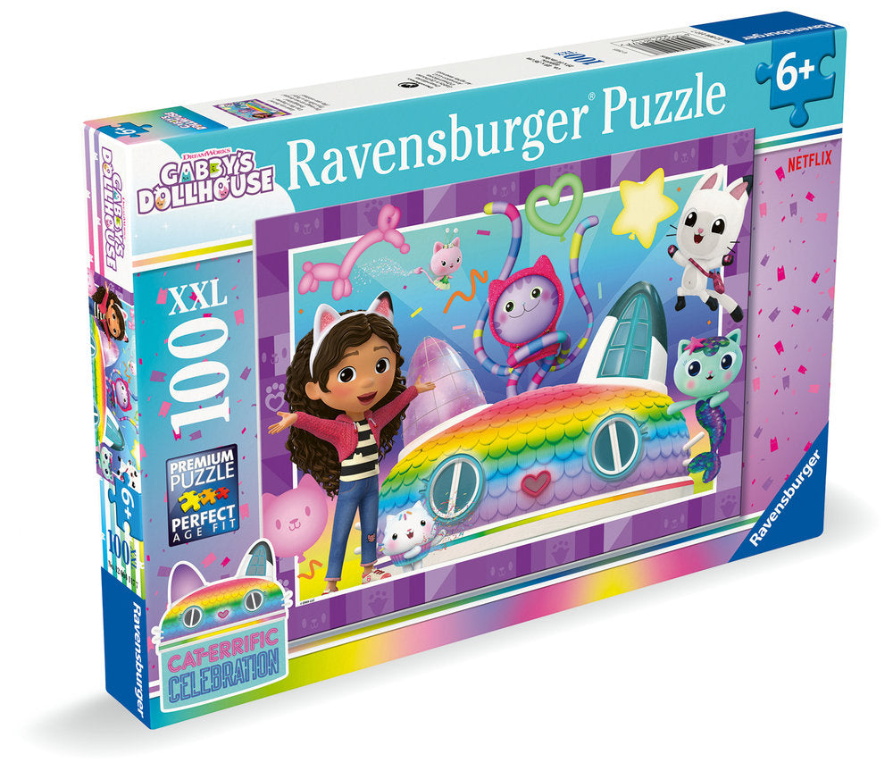 Puzzle 100 Piezas XXL Gabby's Dollhouse Ravensburger Imagen principal del producto