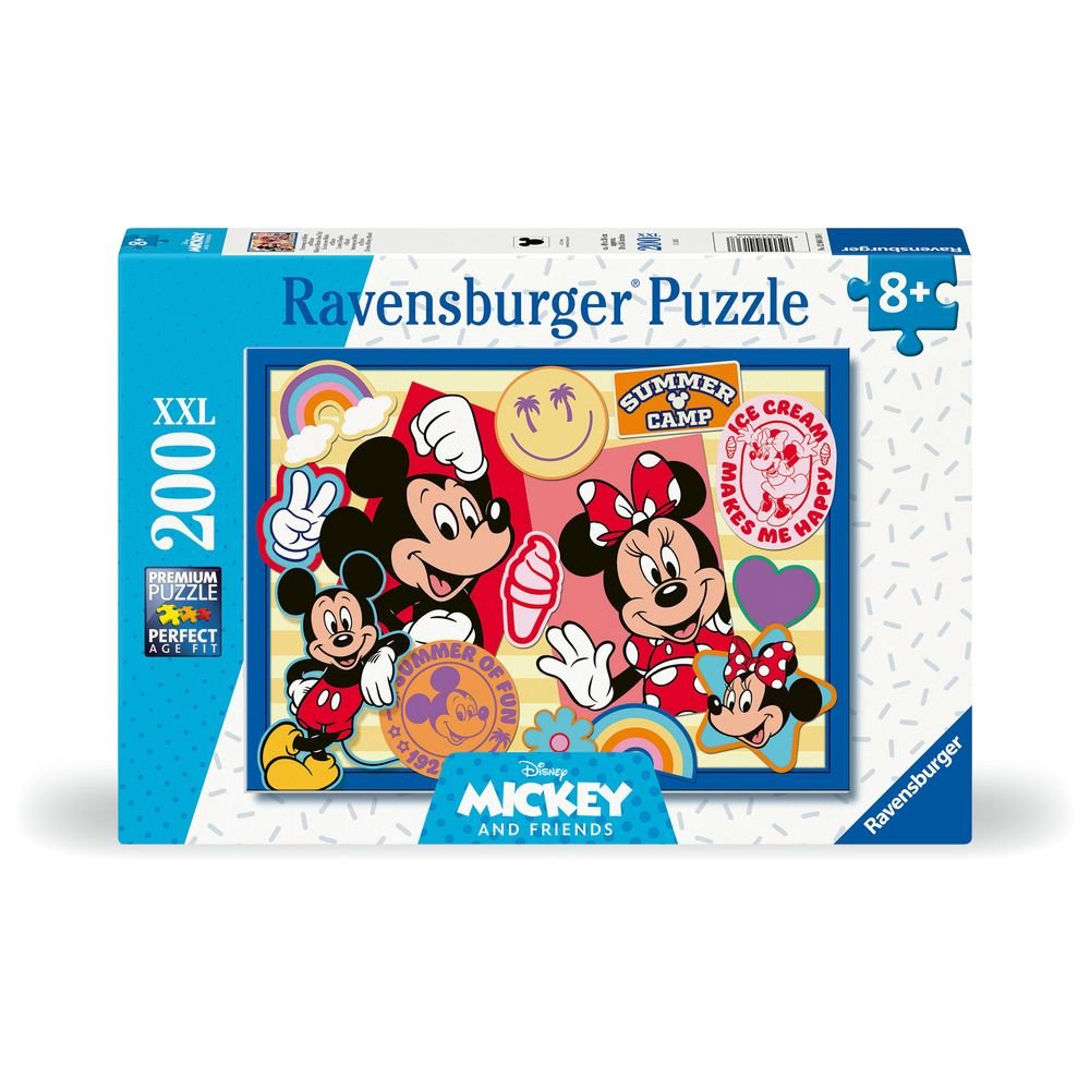 PUZZLE 200 PIEZAS XXL MICKEY AND MINNIE | RAVENSBURGER PUZZLES | 1 UNIDAD | 4005555041368 Imagen principal del producto