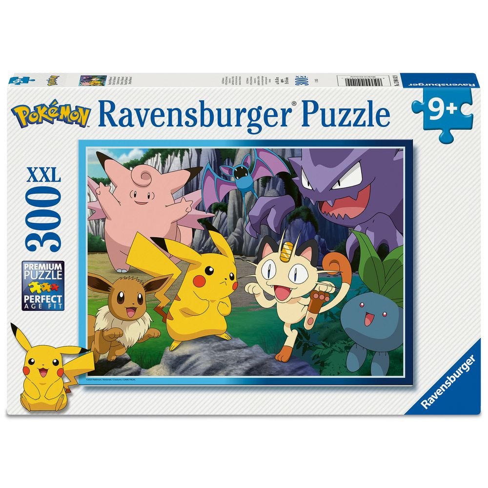 PUZZLE 300 PIEZAS XXL ATRAPA A LOS POKEMON | RAVENSBURGER PUZZLES | 1 UNIDAD | 4005555041429 Imagen principal del producto