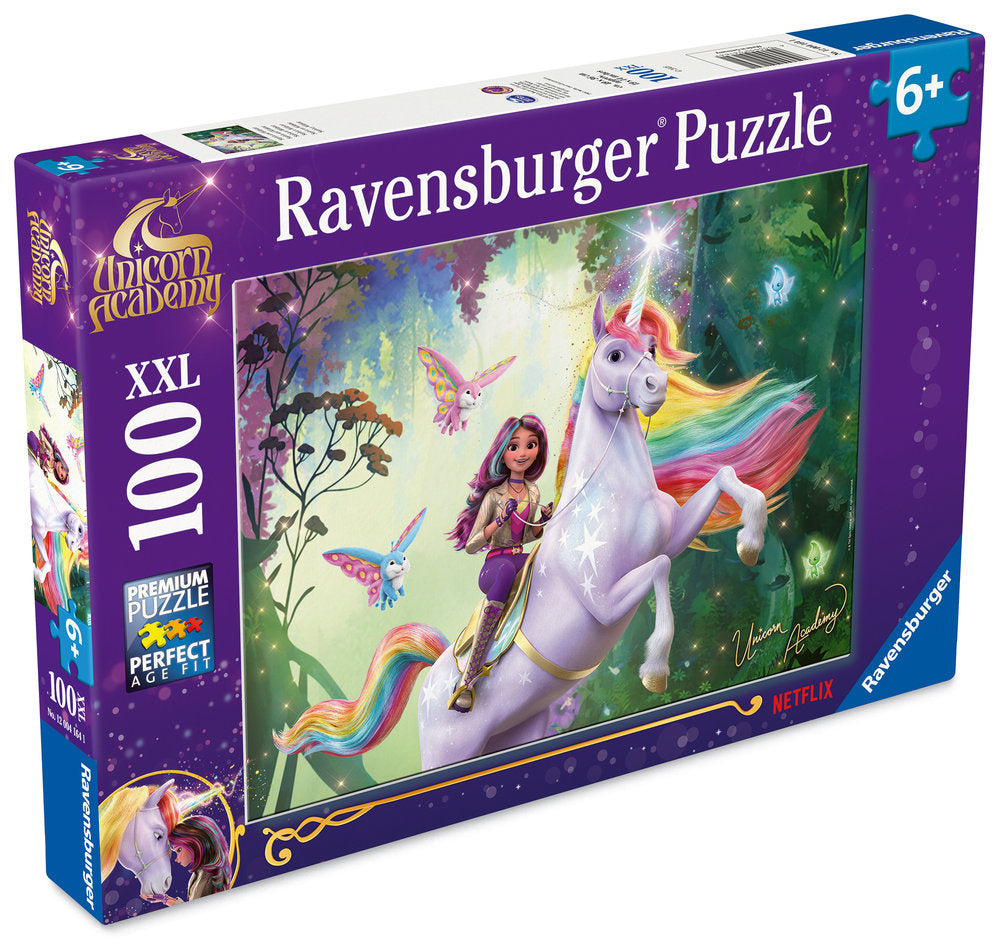 PUZZLE 100 PIEZAS XXL UNICORN ACADEMY | RAVENSBURGER PUZZLES | 1 UNIDAD | 4005555041641 Imagen principal del producto