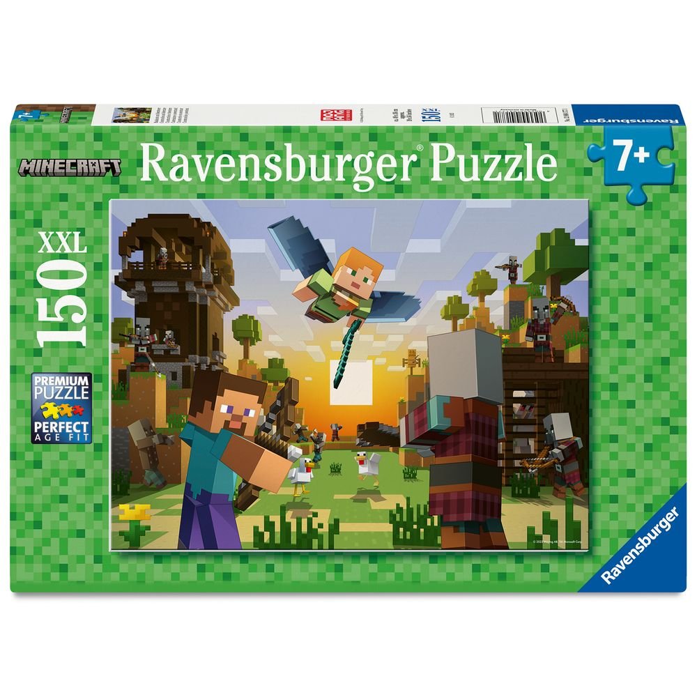 PUZZLE 150 PIEZAS XXL MINECRAFT | RAVENSBURGER PUZZLES | 1 UNIDAD | 4005555041771 Imagen principal del producto