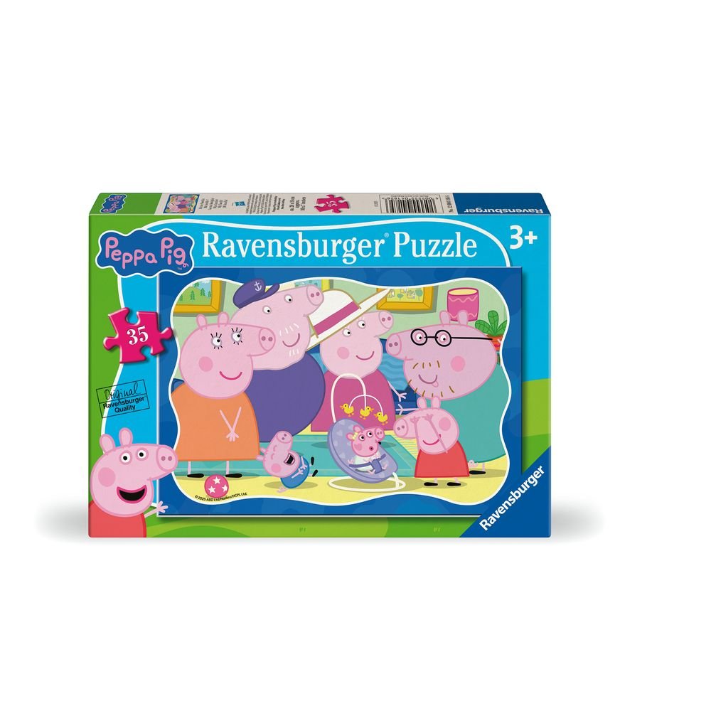 PUZZLE 35 PIEZAS PEPPA PIG | RAVENSBURGER PUZZLES | 1 UNIDAD | 4005555041856 Imagen principal del producto