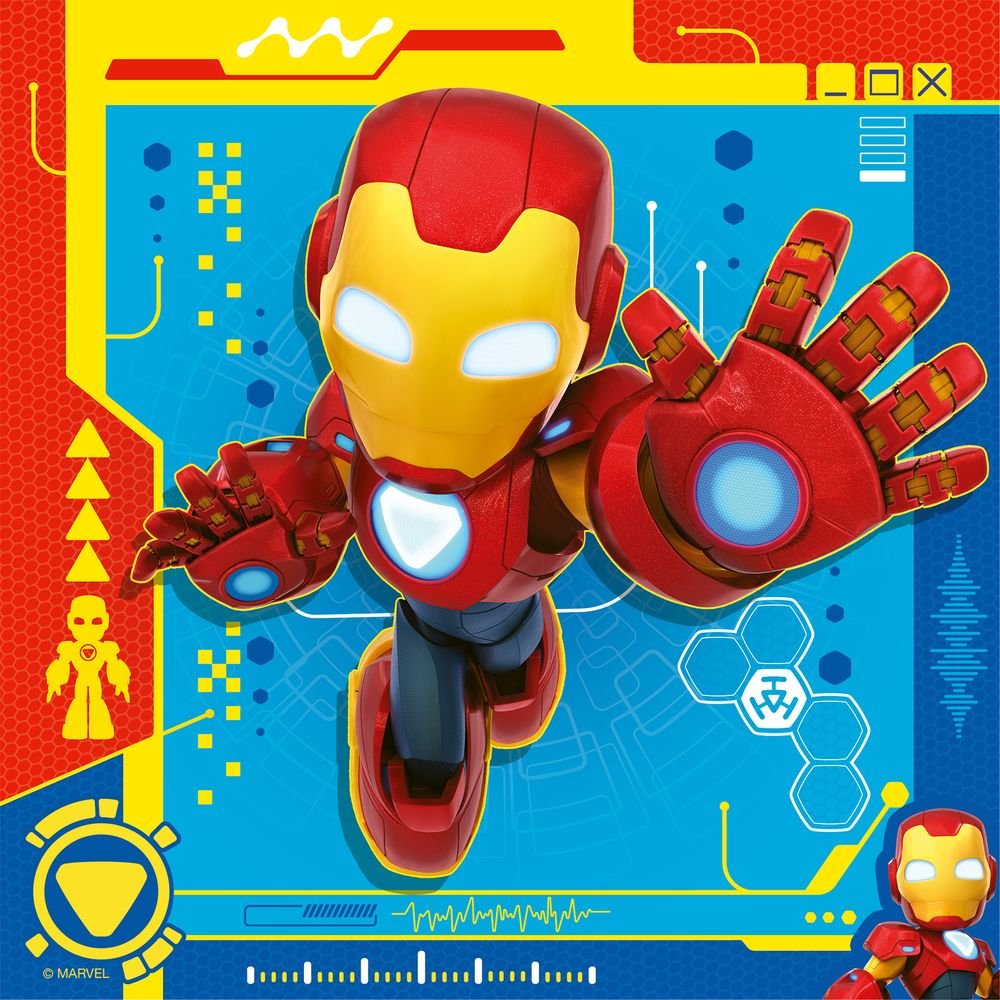 Puzzle 3x49 Piezas Iron Man Ravensburger Puzzle Juguetes Imagen principal del producto
