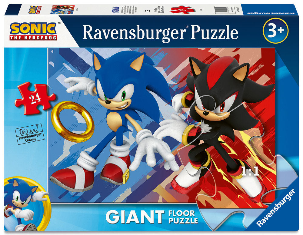 PUZZLE 24 PIEZAS GIANT SONIC | RAVENSBURGER PUZZLES | 1 UNIDAD | 4005555042150
