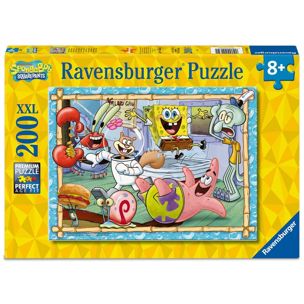 Puzzle 2D 200 Piezas Bob Esponja Ravensburger