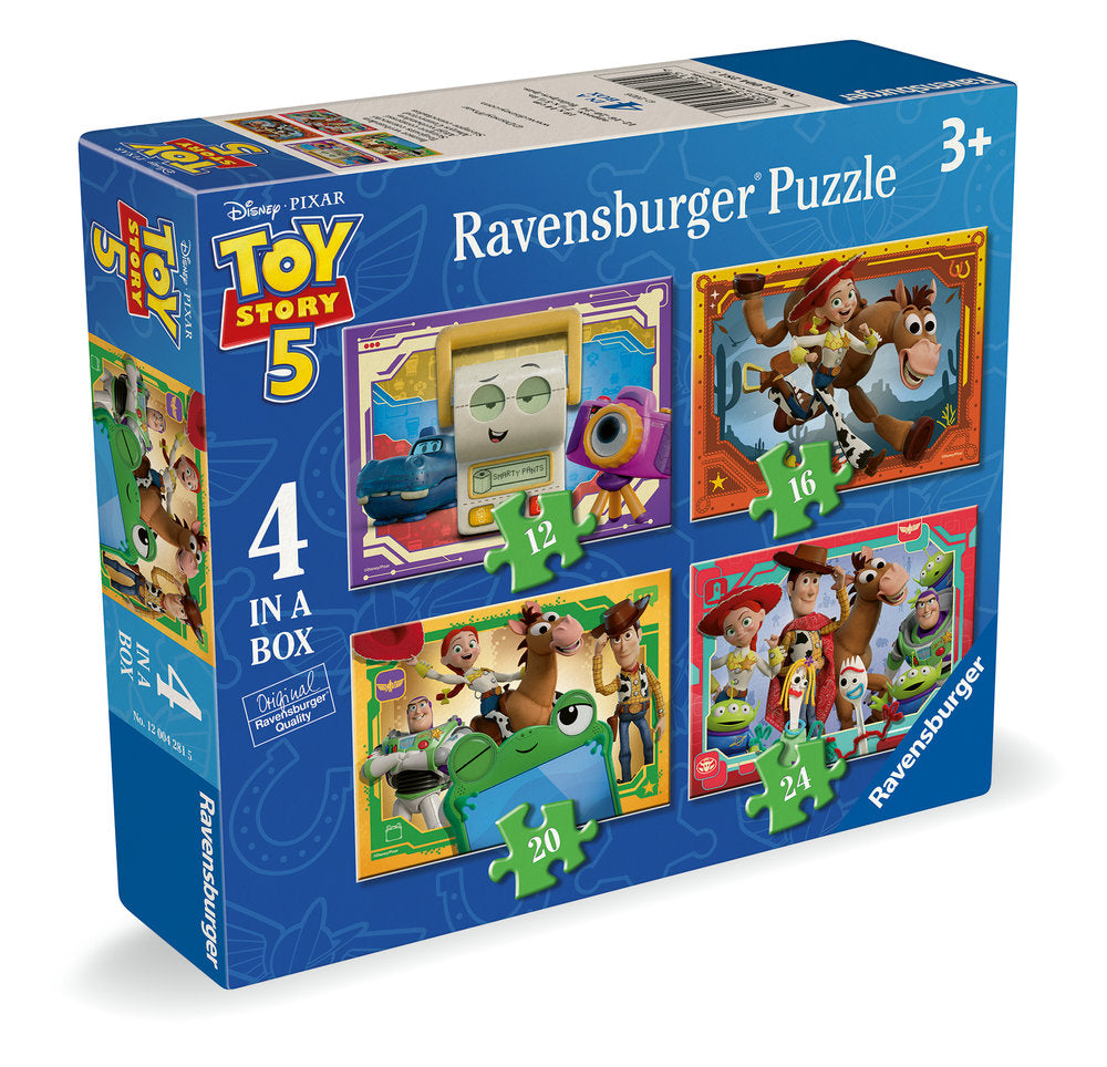 Puzzle Toy Story 5: 4 en una caja Ravensburger Puzzles Imagen principal del producto