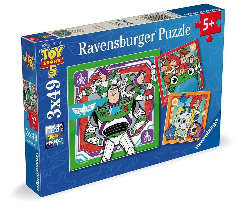 Puzzle Toy Story 5: 3 x 49 piezas Ravensburger Imagen principal del producto