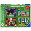 Puzzle Minecraft 4 x 100 piezas Ravensburger