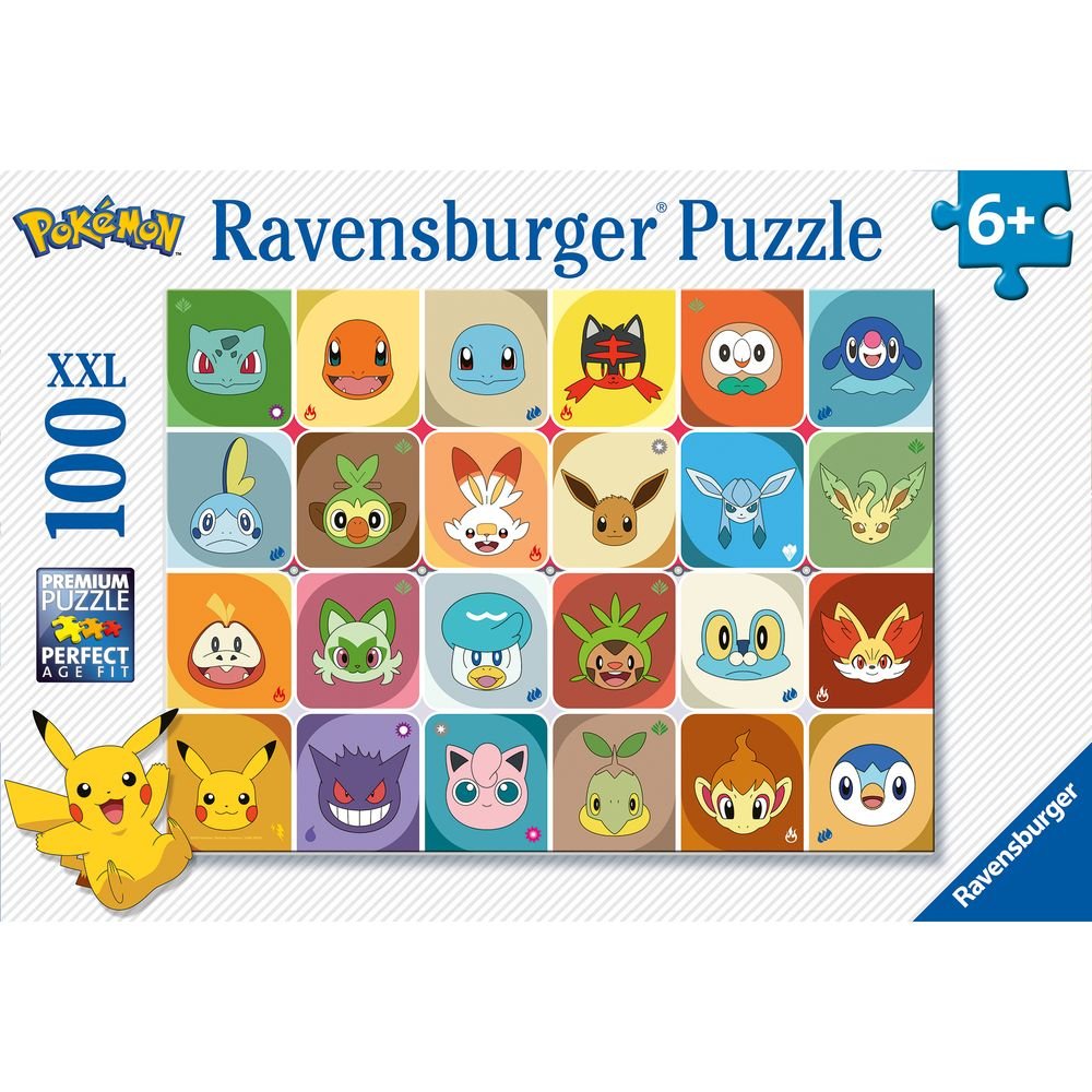 Puzzle 100 Piezas Pokémon XXL Ravensburger Puzzle Imagen principal del producto