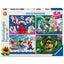 Puzzle Super Mario Wonder 4x100 piezas Ravensburger