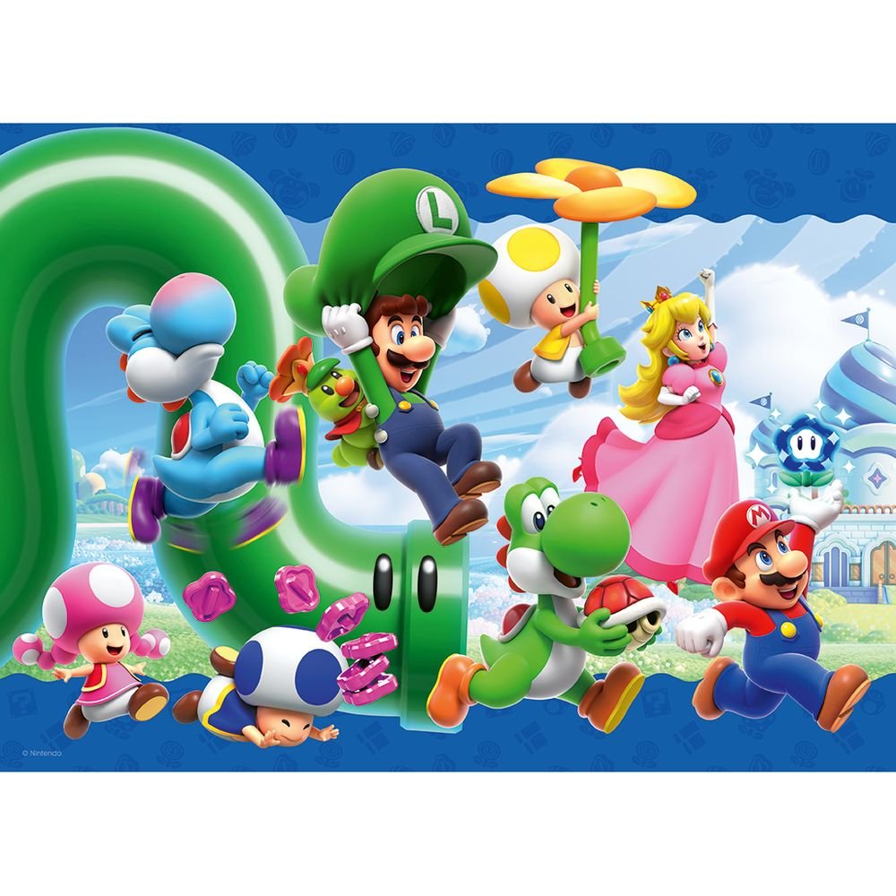 Puzzle Super Mario Wonder 4x100 piezas Ravensburger