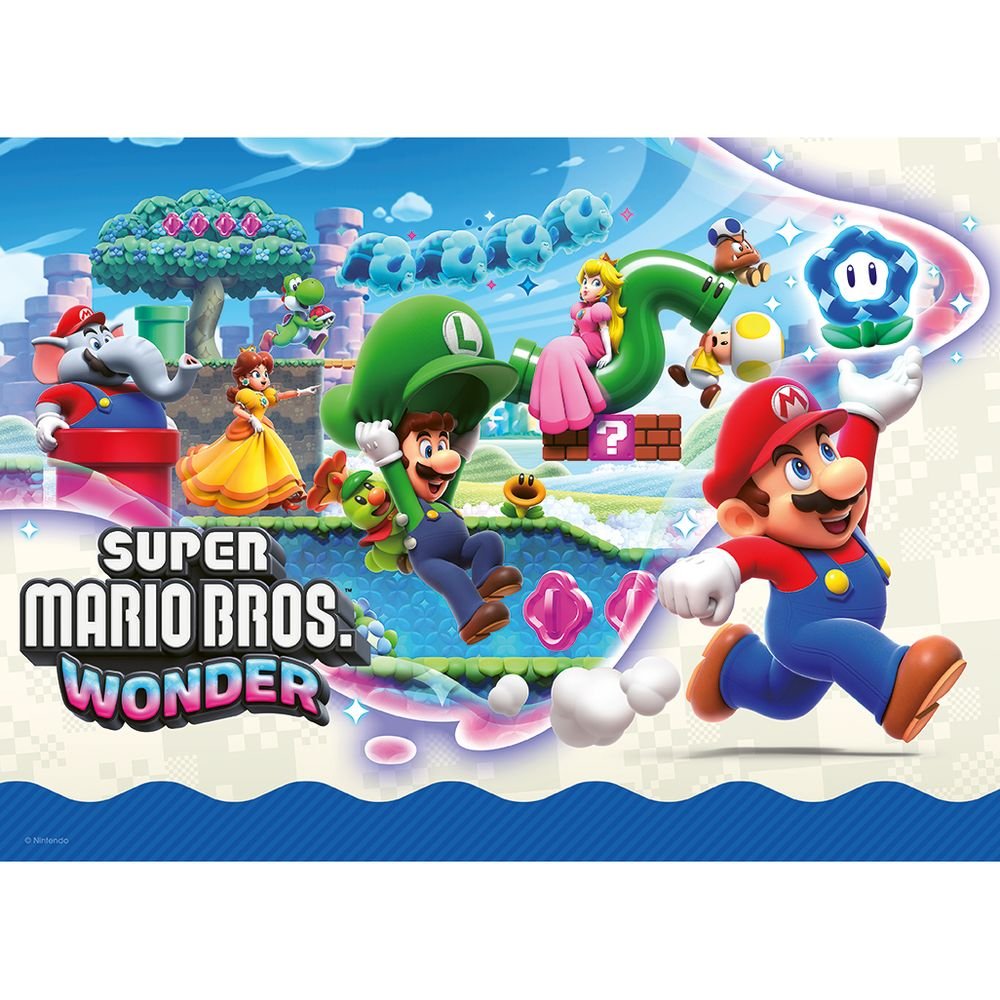 Puzzle Super Mario Wonder 4x100 piezas Ravensburger
