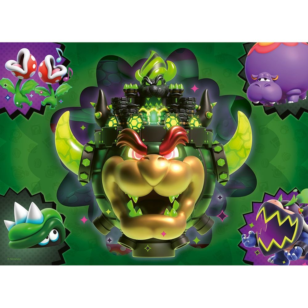 Puzzle Super Mario Wonder 4x100 piezas Ravensburger