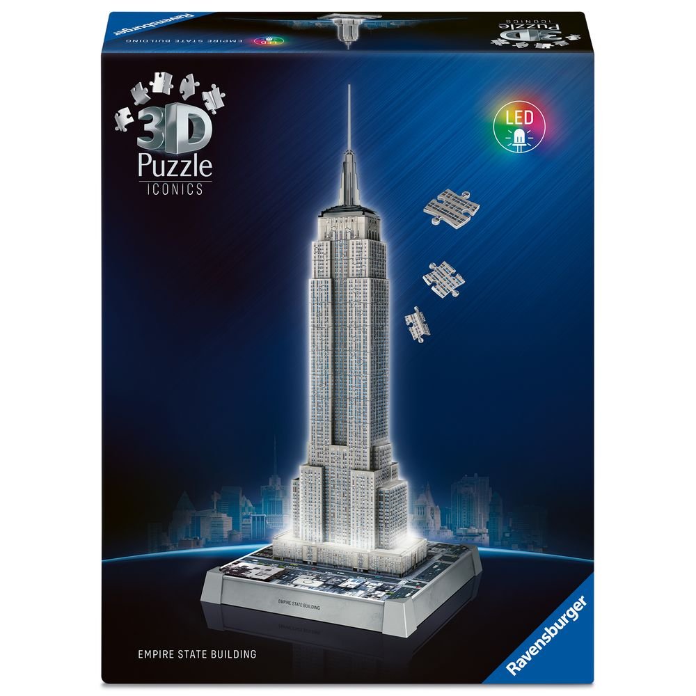 Puzzle 3D Empire State Building Monumentos Iconics Ravensburger
