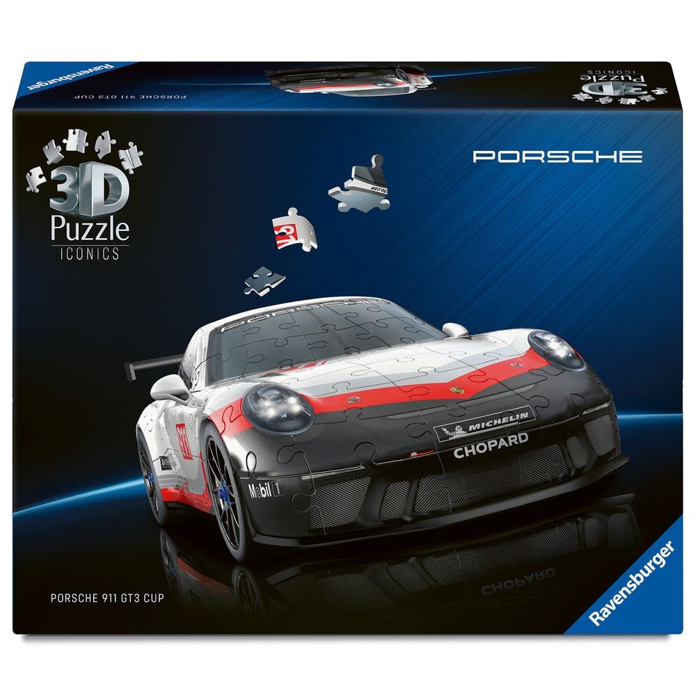 Puzzle 3D Porsche 911 GT3 Cup Ravensburger 27,5 cm Imagen principal del producto