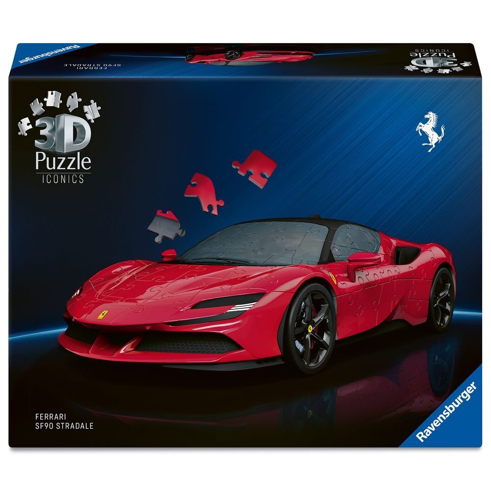 PUZZLE 3D FERRARI SF90 STRADALE | RAVENSBURGER PUZZLES | 1 UNIDAD | 4005555080411 Imagen principal del producto