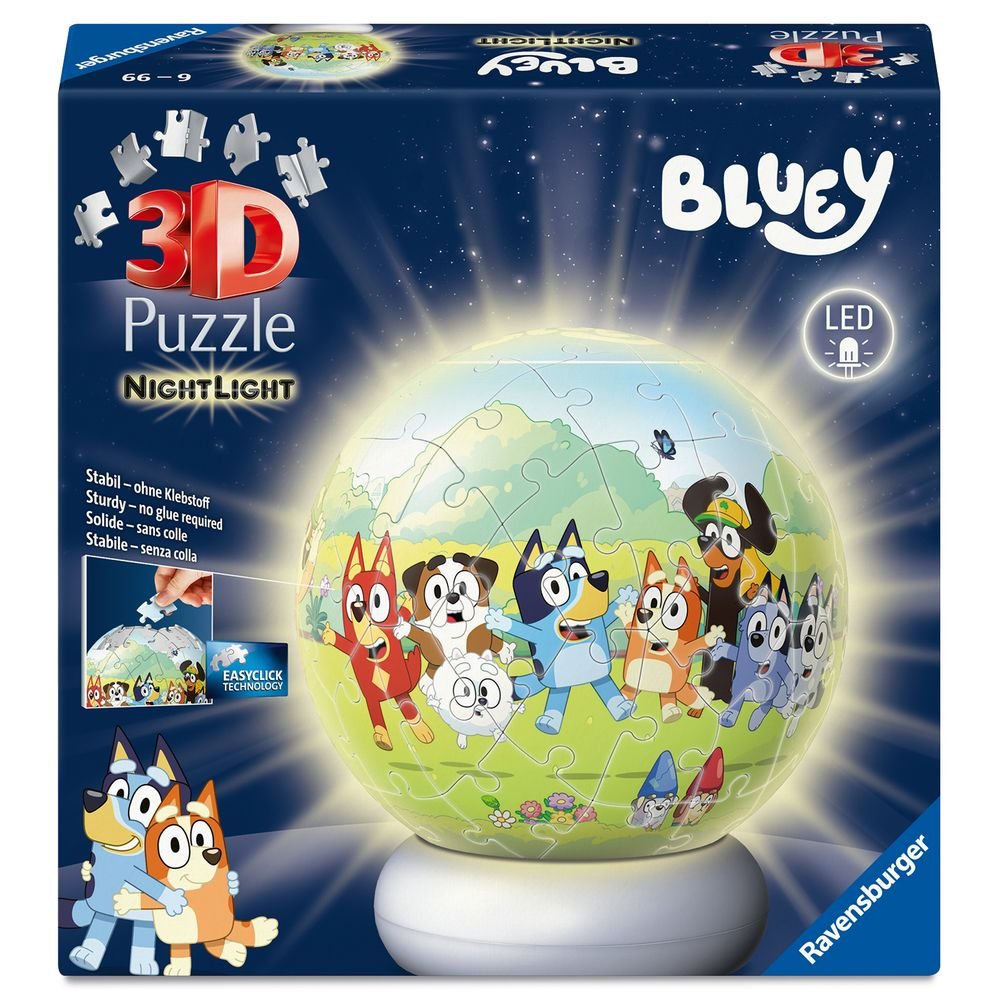 Puzzle Ball Nightlight Bluey Ravensburger Puzzles Imagen principal del producto